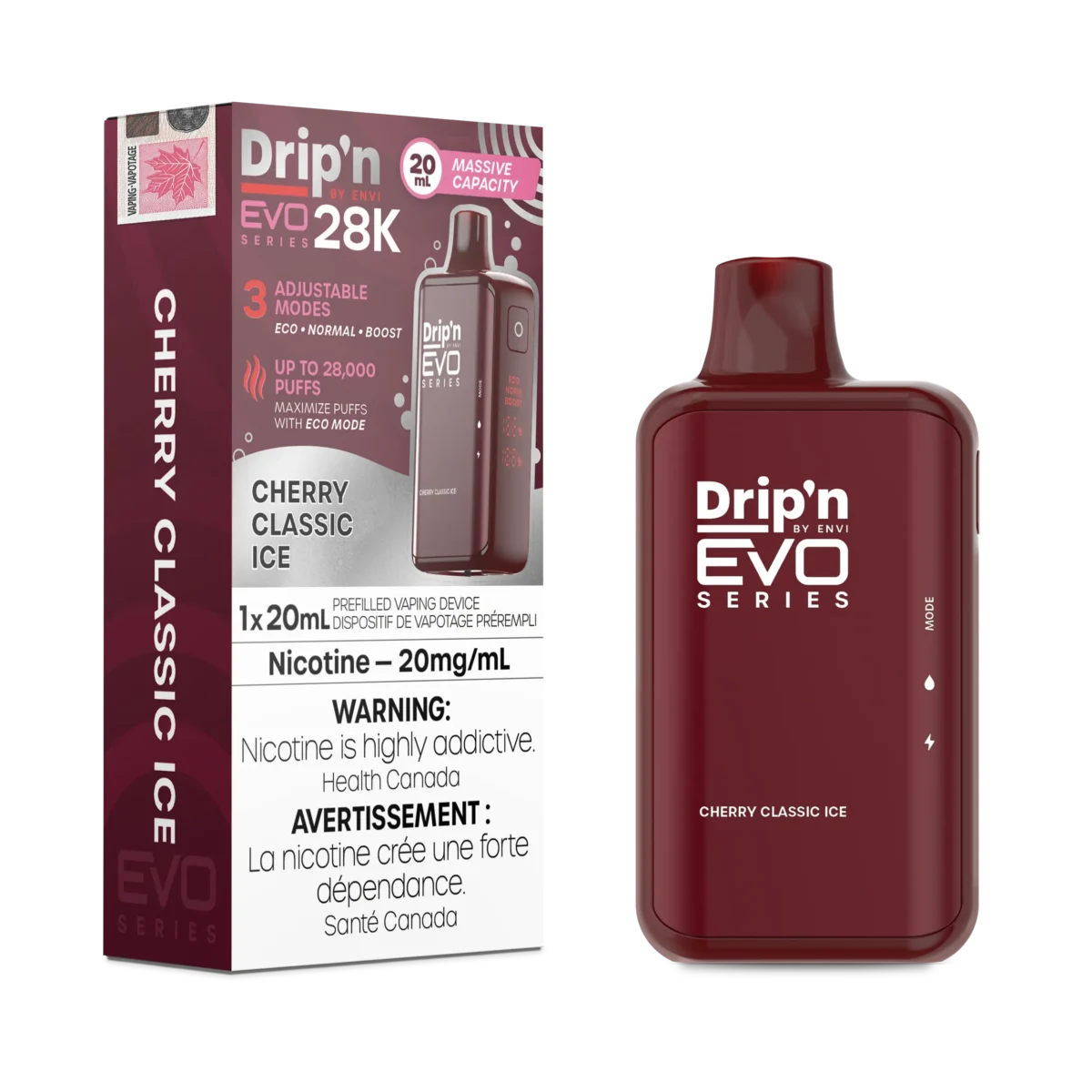 Dripn EVO 28K Cherry Classic Ice