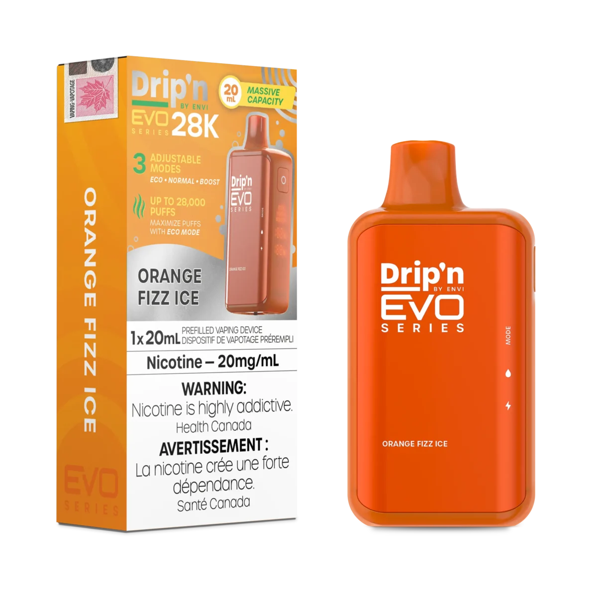 Dripn EVO 28K Orange Fizz Ice