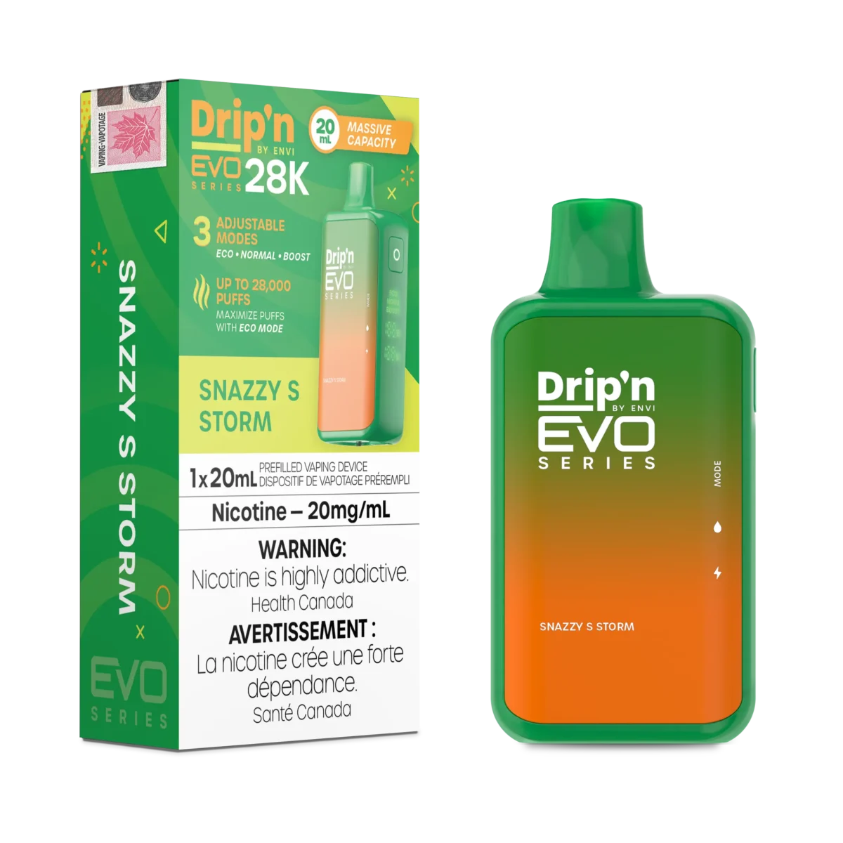Dripn EVO 28K Snazzy S Storm